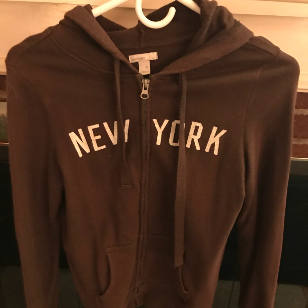 Zip up hoodie NY Xs